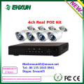 4ch poe kit+ 4pcs x 720P waterproof ip camera